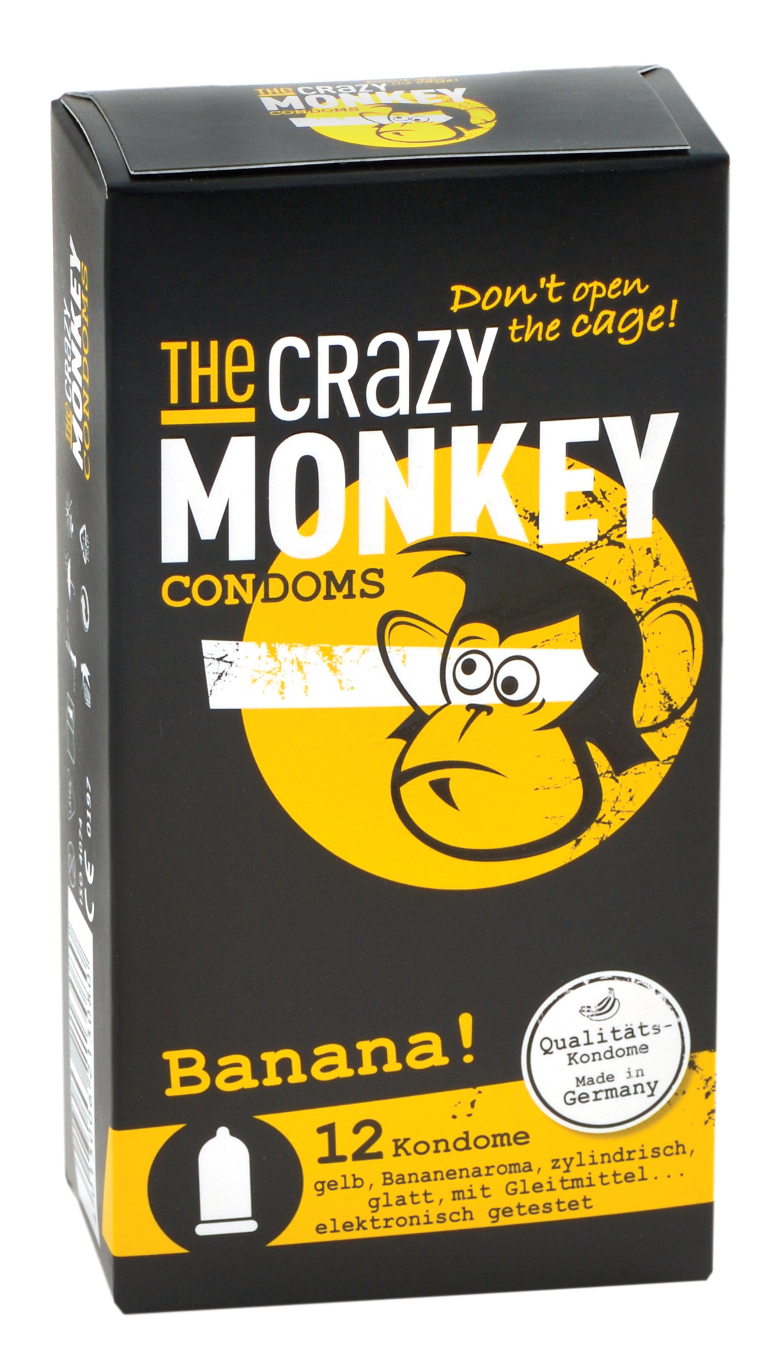 THE CRAZY MONKEY Condoms Banana 12 St. Aromatisierte Kondome | Venize.de