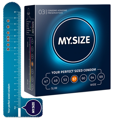MY.SIZE Kondome 57mm (3 Stück)
