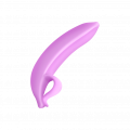 Silikondildo in Bananenform, 15,5cm