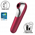 Satisfyer 'Dual Love Connect App', Vibrator + Druckwellentoy