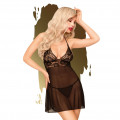 Penthouse 'Bedtime story', Sexy Kleid, schwarz, M/L