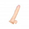 Naturdildo mit prallen Hoden