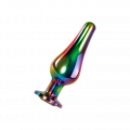 Rainbow Metal Plug - Small, 9,3cm