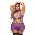 Strappy Mini Dress & GString Set, 2 Teile