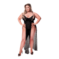 Mesh Gown & G-String Set