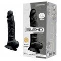 Silikon Dildo Dual Density mit Hoden (M)