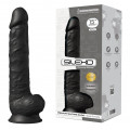 Silikon Dildo Dual Density mit Hoden (XL)