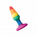 Rainbow Anal Plug, 9cm