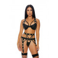 Dessous-Set mit Riemchen (XL)