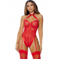 Mesh-Cutout-Teddy rot (M)