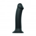 Strap-On-Me - Semi-Realistic Dual Density Bendable Dildo Black XL