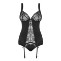 Heartina Corset & Panty schwarz S/M