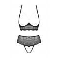 Dessous-Set mit Perlenketten "Pearlove" (L/XL)