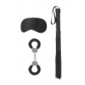 3-teiliges Bondage-Set in Schwarz