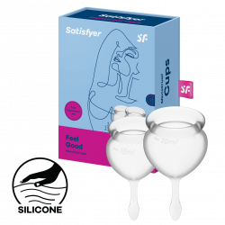 Satisfyer 'Feel Good - Menstrual Cup Set', Menstruationstasse, 15 & 20 ml