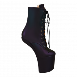 Pony High Heel Stiefelette