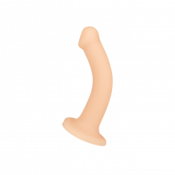 Silicone Bendable Dildo - Size M, 18 cm