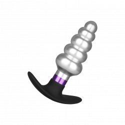 Edelstahl-Analplug mit Silikonbasis