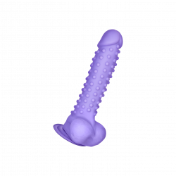 Genoppter Silikon-Naturdildo