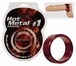 Hot Metal Ring red