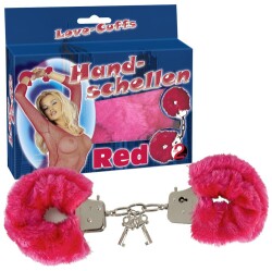 "Handsch. ""Love Cuffs"" rot"