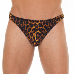 Animalischer Leoparden-String