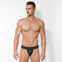 Jock Strap mit Lederklappe