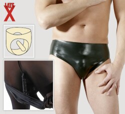 Latex Herren Slip S