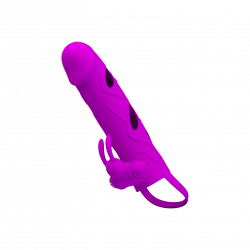 Penis Sleeve with Clitoris Stimulator