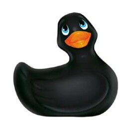 "Bade-Ente ""I RUB MY DUCKIE"" black mini"