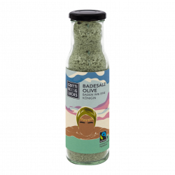 Göttin des Glücks - Badesalz Olive, 240g