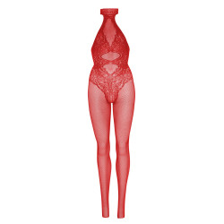 Neckholder Bodystocking (Rot)