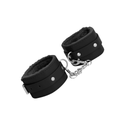 Plush Leather Handcuffs