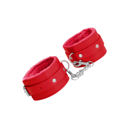 Plush Leather Handcuffs