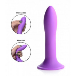 Flexibler Dildo aus Silikon (Lila)