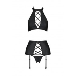 Sexy 3-teiliges Dessous-Set Nancy XXL/XXXL