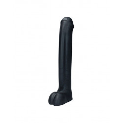 XXL Dildo "Hyperion" (Metallic schwarz/grau)