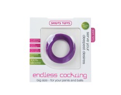 Endless Cockring Purple Big Size