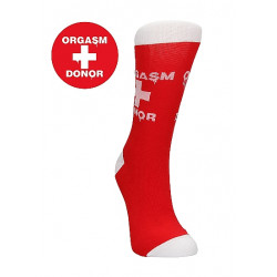 Shots Sexy Socks "Orgasm Donor" 42-46