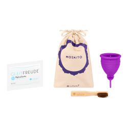 Deluxe Lumunu Menstruationskörbchen MOSKITO Purple (B)